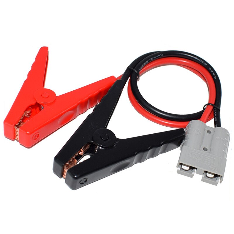 Battery Alligator Clips with Connectors Compatible with 50 Amps Anderson Powerpole Connector 10 AWG 1.8 ft.
