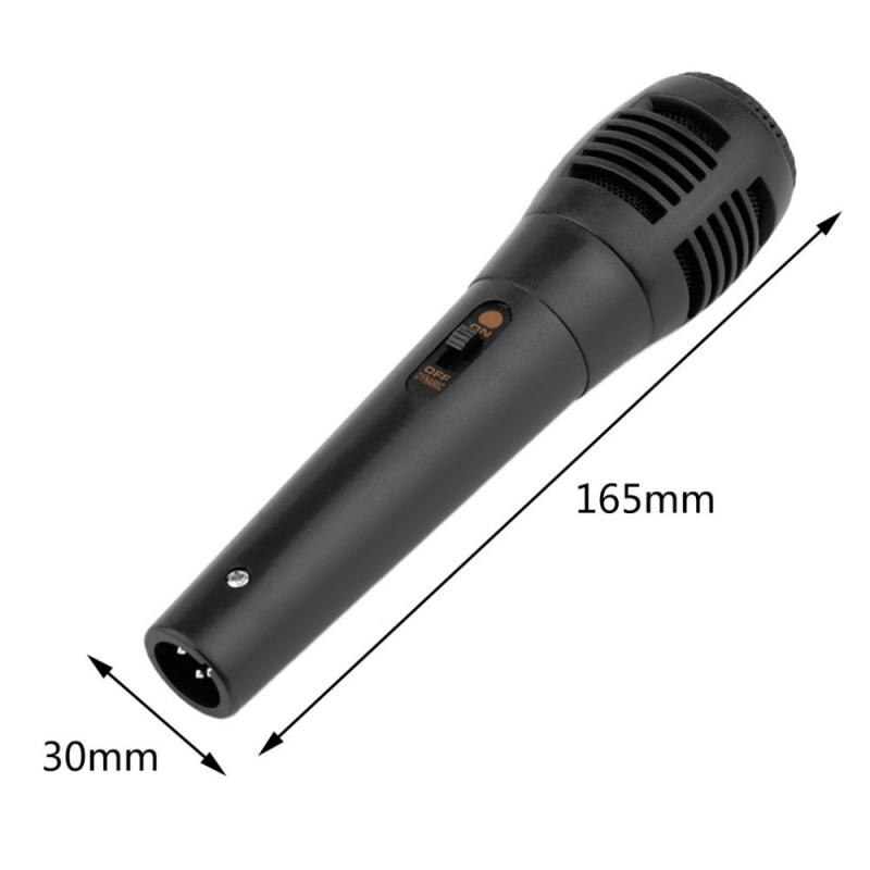 Wired Handheld Microphone Portable Unidirectional Wired Dynamic Microphone For Laptop PC Desktop Mic KTV Voice Recording