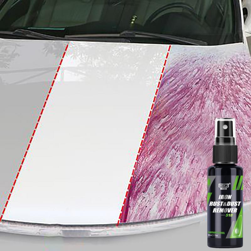 50/100ML Eisen Entferner Auto Detaillierung Eisen Verunreinigung Reiniger Auto Pflege Dekontamination Bausatz Eisen Rost Staub reiniger