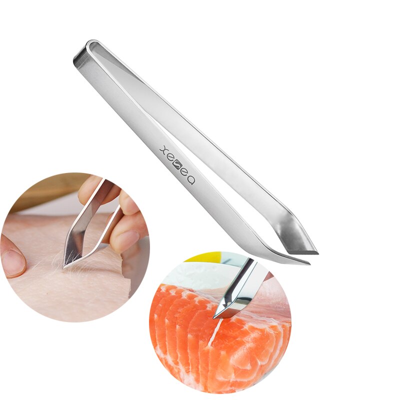 Ciseaux de cuisine puissants en acier inoxydable, outils multifonctions pour la maison, légumes, viande, os, Barbecue, métal,: Tweezers