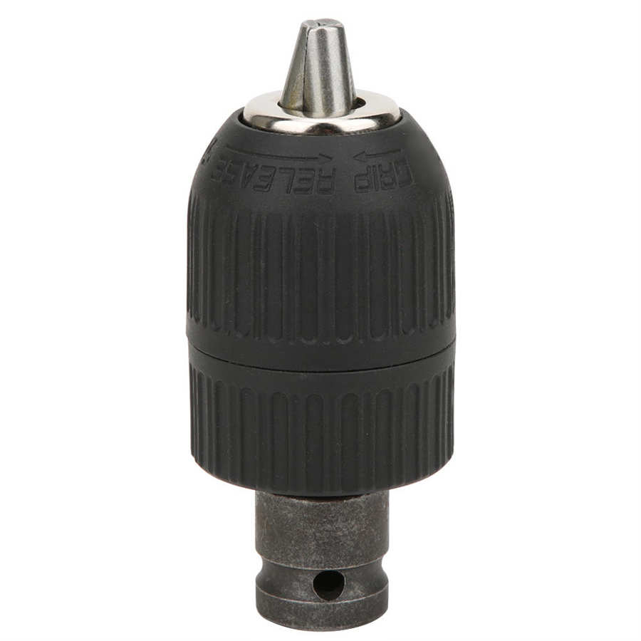 1/2in Hex Shank Adapter Converter Handheld Electric Drill Chuck 2-13mm Clamping Range 1/2-20UNF Thread