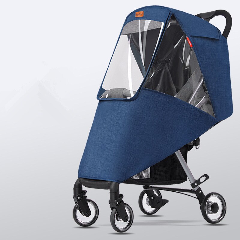 Stroller Rain Cover Universal Clear Upgrade Stroller Cover for Toddlers Umbrella Stroller Sun Visor Shade Canopy Baby Carriage