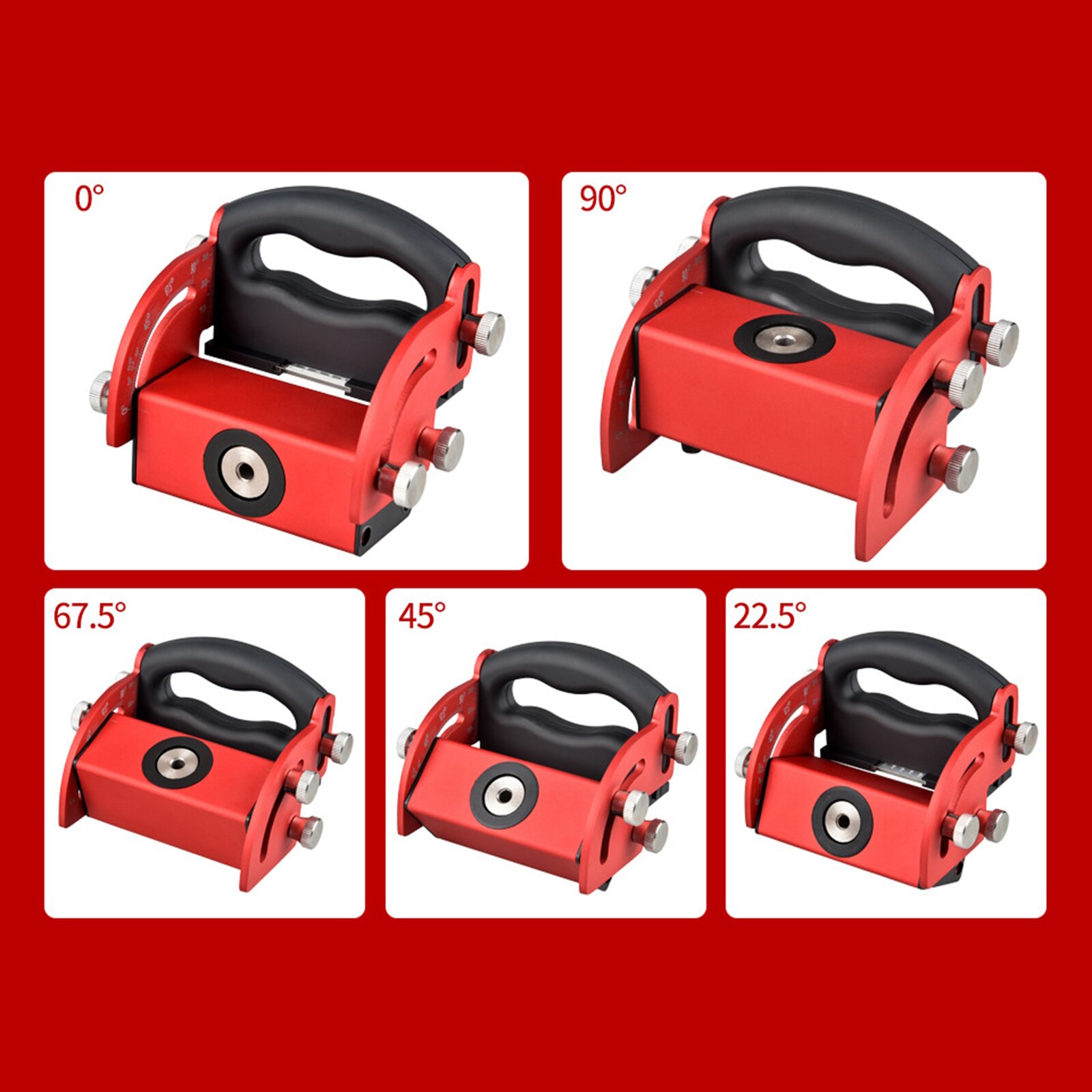 Multifunction Power Tool Metal Drills Set Carpentry Tools Woodworking Oblique Hole Locator Wood Splicing Installation Tool