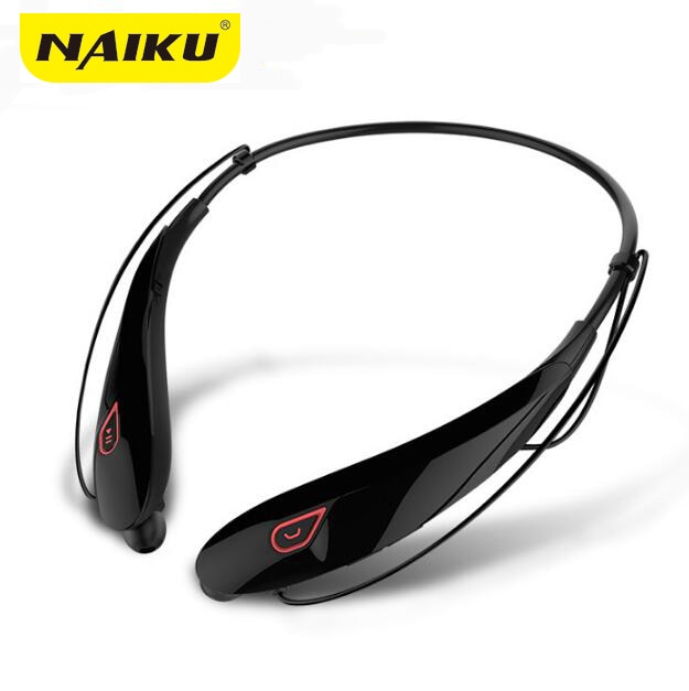 Naiku Draadloze Stereo Bluetooth Headset Muziek Hoofdtelefoon Sport Bluetooth Oortelefoon Handsfree In Ear Oordopjes MP3 Media Spelen