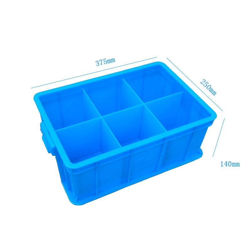 6 Grids Plastic Storage Box Rectangular Compartments Small Parts Accessories Box Case Container Multifunctional Turnover Box
