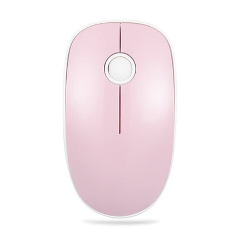 2.4G bezprzewodowa mysz 1000 DPI dziewczyny słodkie zwierzaki cicha mysz robić gier dla Macbook Lenovo ergonomiczna laptop komputer stancjonarny myszka gracz: różowy