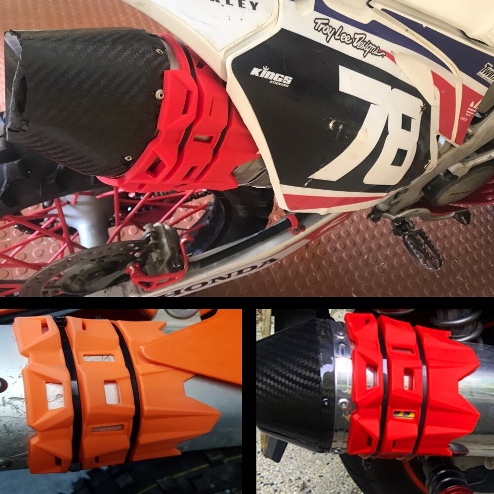 Universal- Moto rcycle Auspuff Schalldämpfer Schutz schutz für husqvarna ktm moto kreuz ACERBIS stil moto moto kreuz enduro