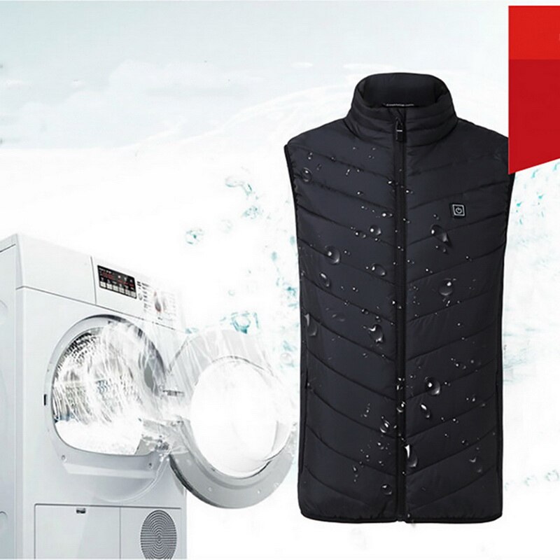 Men Heated vest Smart heating Cotton Vest USB Infrared Electric Heating Vest Women Outdoor Thermal Winter Warm Jacke