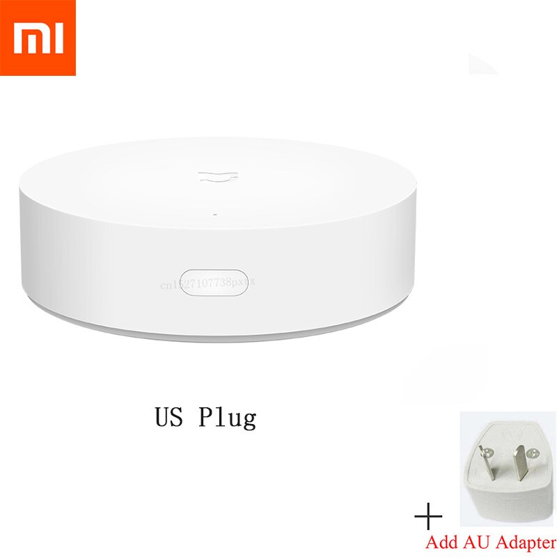 Newest Xiaomi Mijia Multimode Smart Home Gateway ZigBee WIFI Bluetooth Mesh Hub Work With Mijia Homekit Intelligent Home Hub: Add AU Adapter