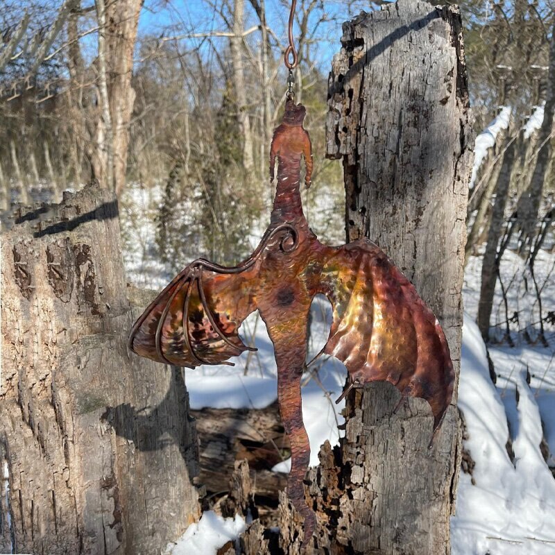 Draak Wind Catcher Draak Wind Spinner Met Opknoping Haak Tuin Yard Decoratie RERI889