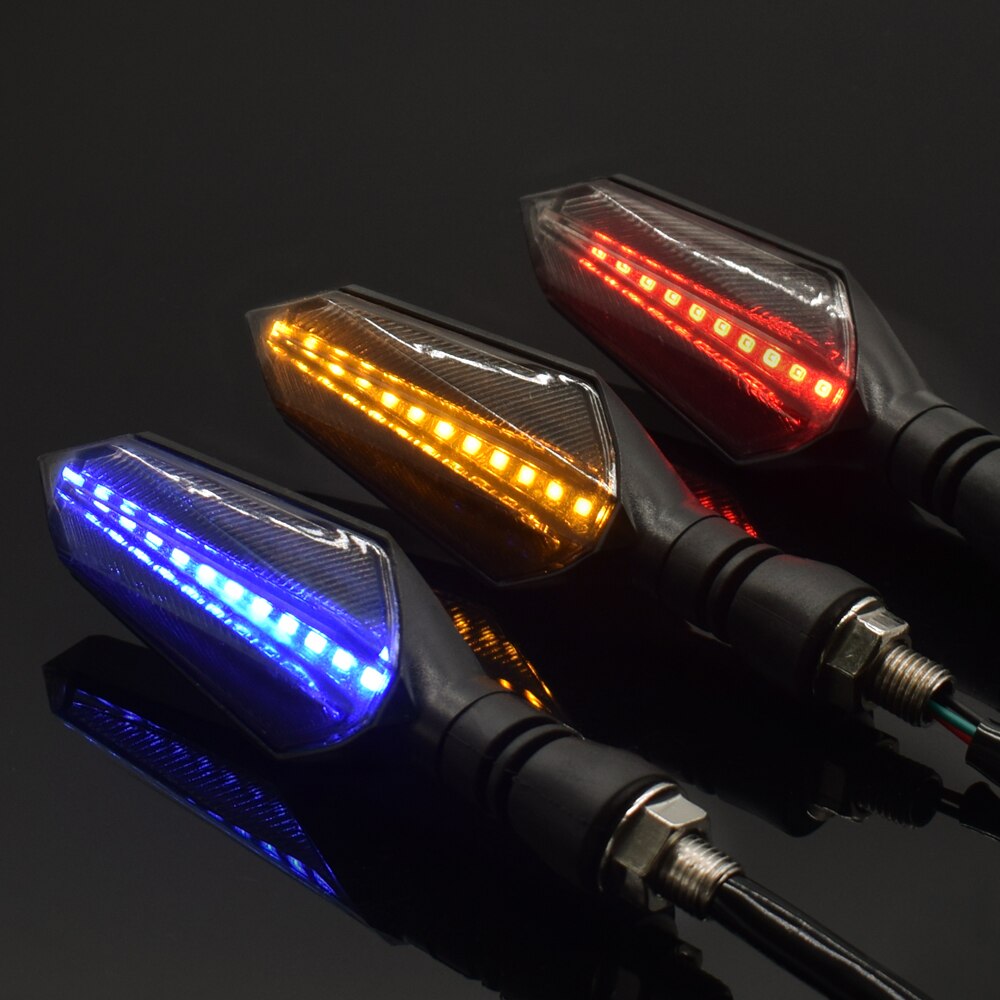 Universele Motorfiets 12V Led Knipperlichten Blinker Voor Achter Verlichting Voor Suzuki Gsf 1250 1200 650 Bandit Gsx 1250 1400 650F