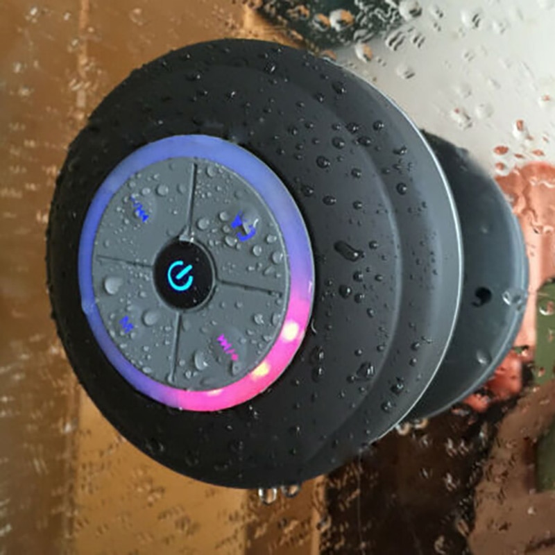 Wireless Portable Bluetooth Speaker Cool Shower Speaker Waterproof Bluetooth Shower Speaker Hands-free Car Portable Speaker