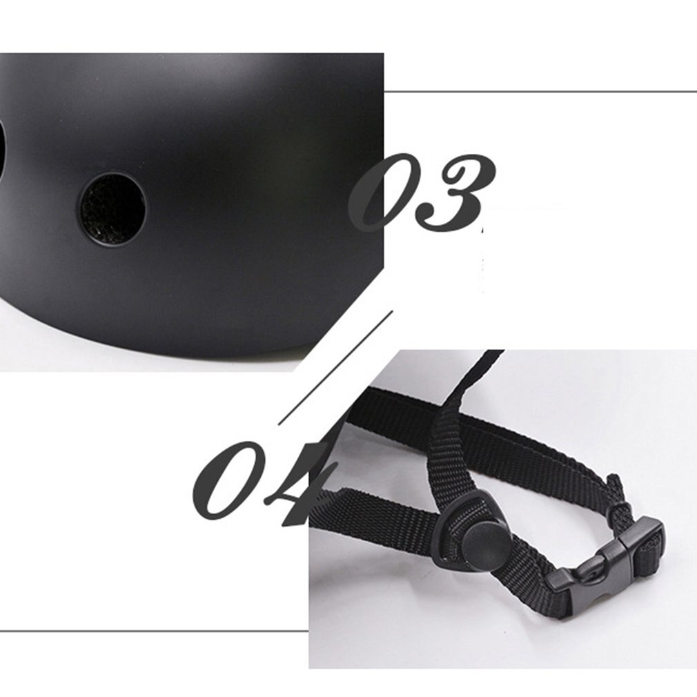 Casque de sport taille réglable Hockey sur glace Skateboard vélo Protection casque pour enfants et adultes