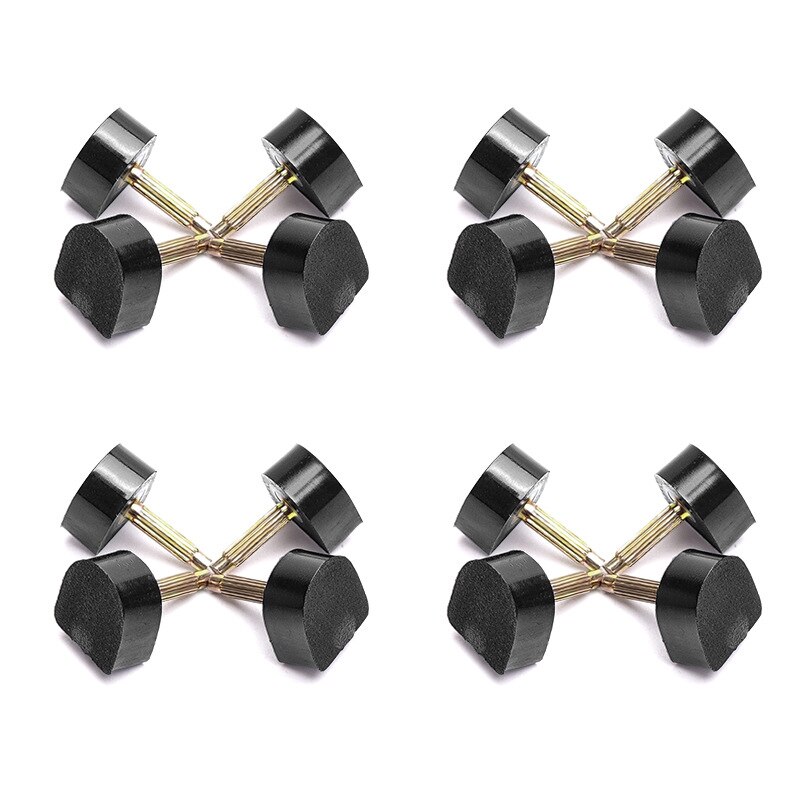 1Pair High Heel Repair Tips Pins For Women Shoes Wear-resistant Non-slip Silent Spikes Black Replacement Stiletto Shoe Heel Tips