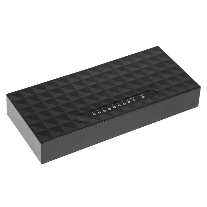 Sieci 8 portowy przełącznik biurkowy 10/100 mb/s szybki Ethernet przełącznik Lan Centrum wsparcie 6-55V