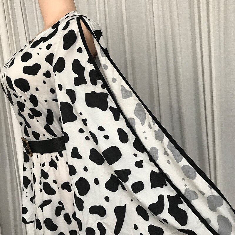 African Clothes Leopard Print Robe Long Dress Women African Dresses For Women O-Neck Flare Sleeve Maxi Dress Dashiki Vestidos