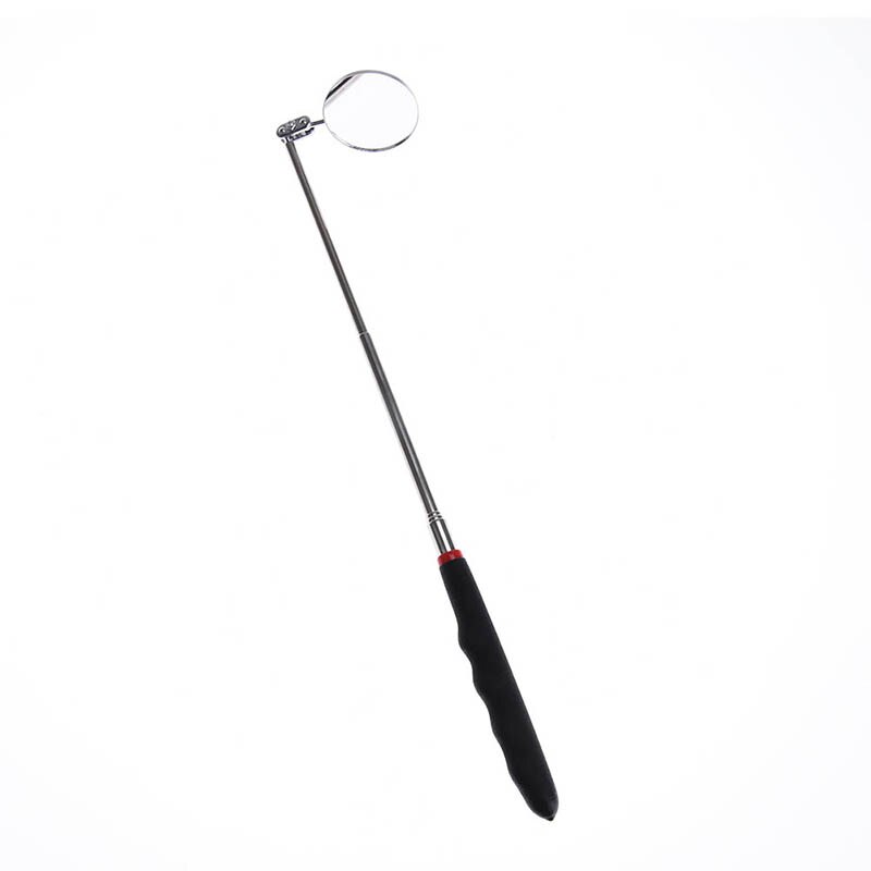 Adjustable Angles Retractable Telescopic Inspection Round Mirror For Hidden Area