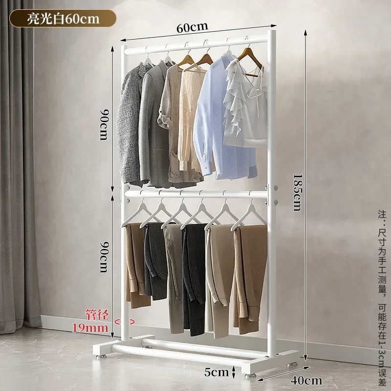 Rack de roupas para sala de estar, cabide de chão, organizador de armário moderno, prateleiras multifuncionais com gancho, casa: royal blue