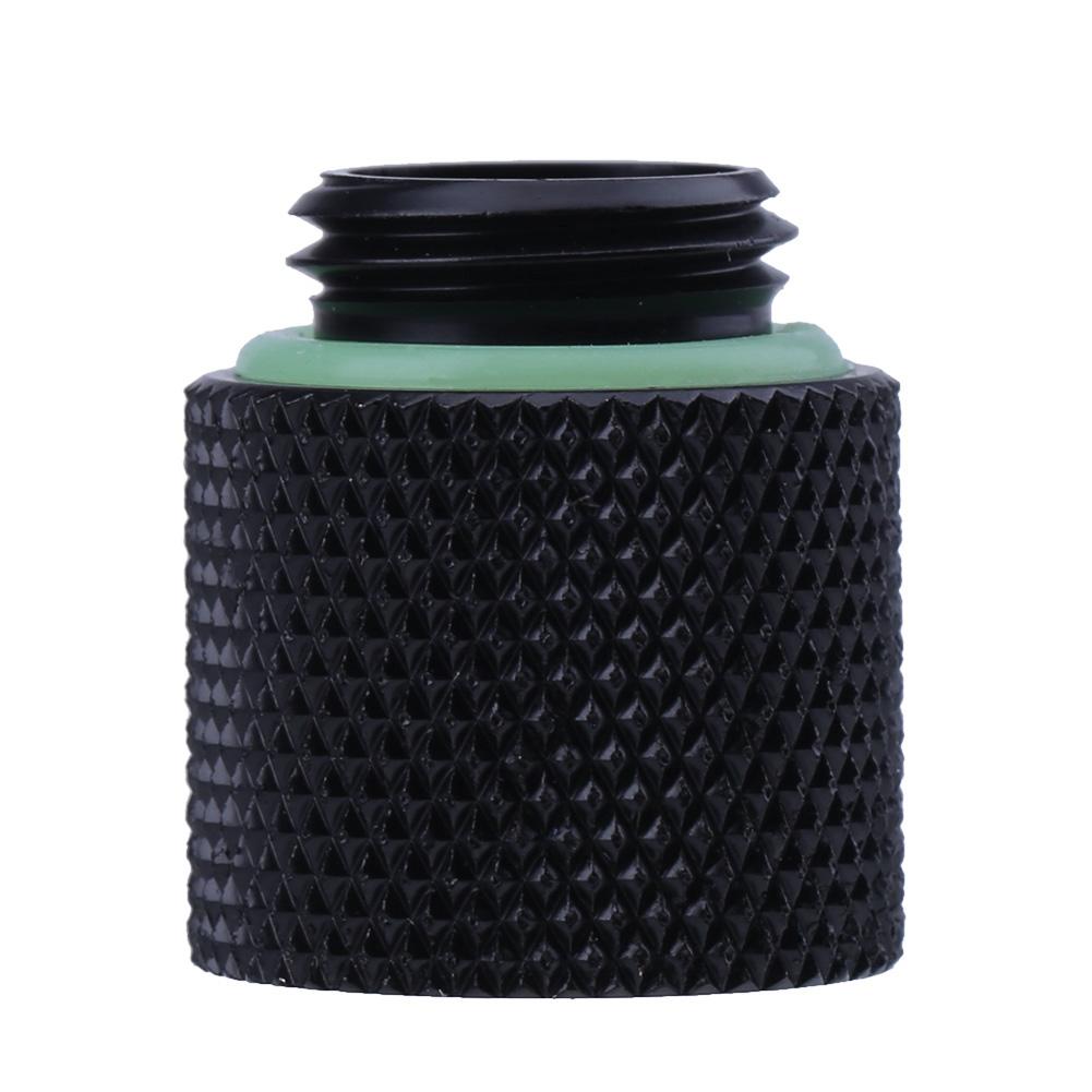 G1/4 Thread Water Cooling Tube Base Chrome Plated Tube Extender for PC Water Cooling System Accessories 10/15/20/30/40mm: 15mm