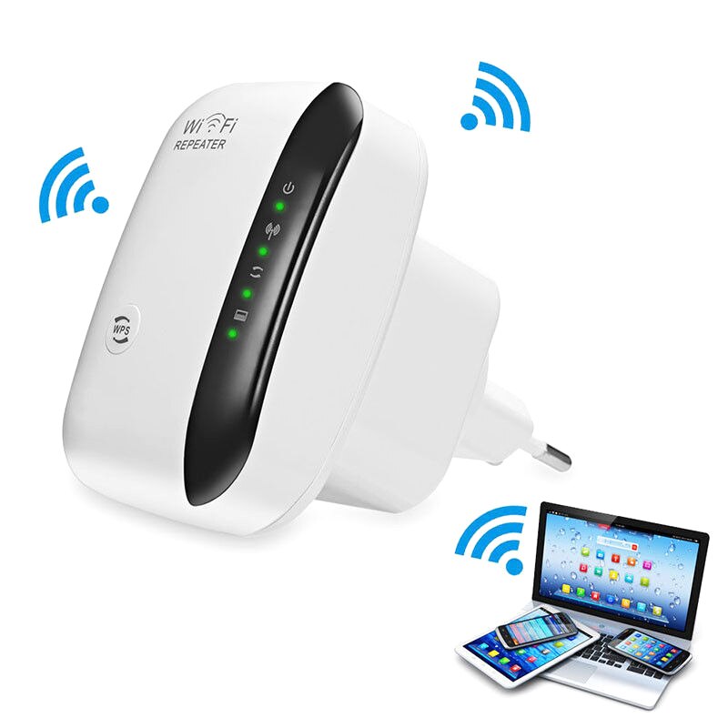 WiFi Range Extender Super Booster 300Mbps Superboost Boost Speed Wireless WiFi Repeater QJY99