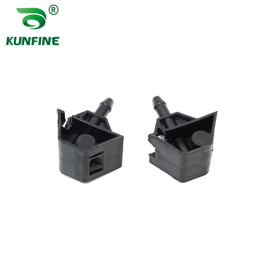 2pcs Car Front Windshield Washer Nozzle for Nissan Qashqai J10 Dualis 2007 OEM No. 28932-JD000 28932 JD000 28932JD000