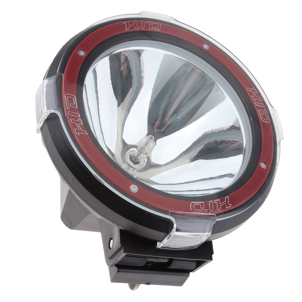 7' 100W HID Fronts Flood Driving Lights HID Xenon 12V Trucks SUV Spot Work Light Waterproof Flashlight Headlight 6925 LM 6000K