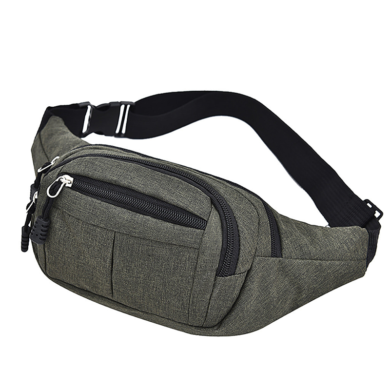 Pochete esportiva feminina, bolsa de cintura fitness em oxford, lazer, moda atlética, para caminhadas, corrida, celular, carteira, esportiva a40: Green