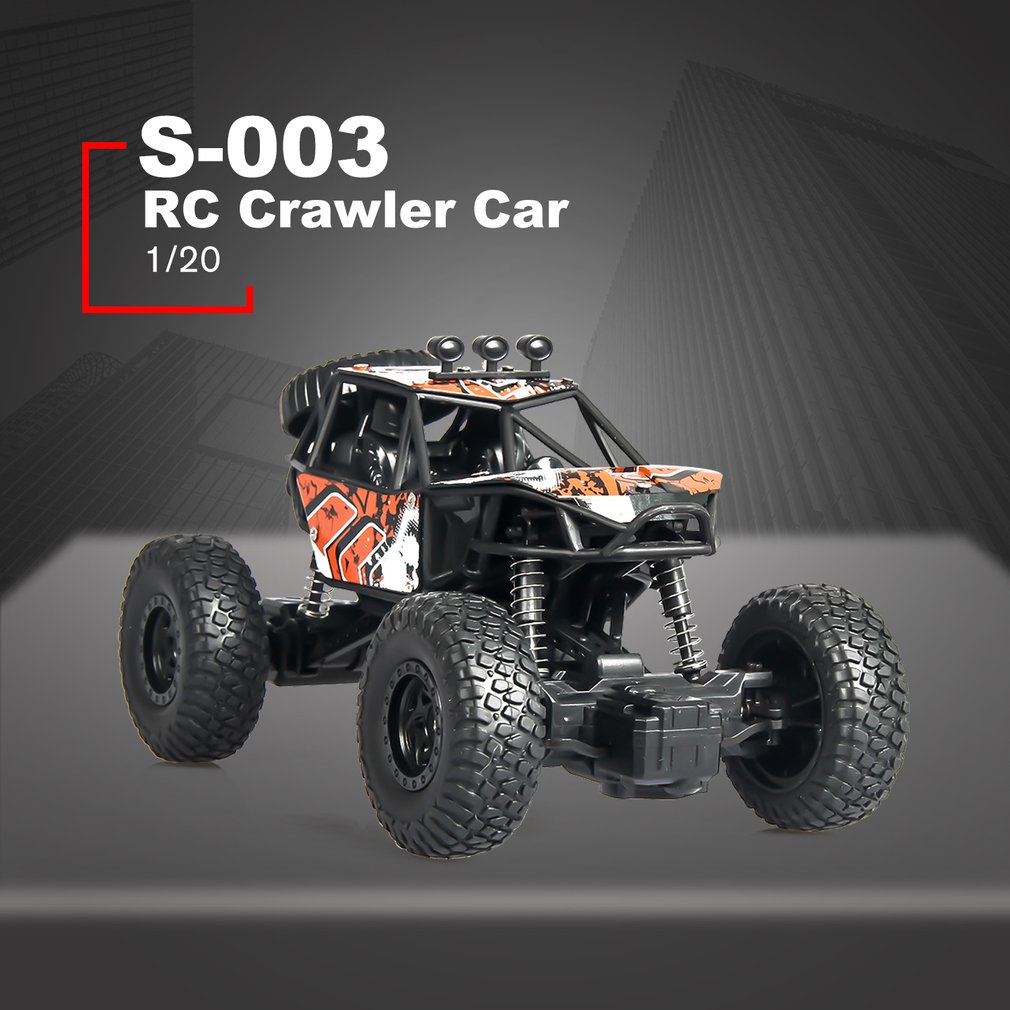 S-003 1/22 Scale 2.4Ghz 4WD High Speed RC Crawler Climber Buggy Off-Road Rock RC Remote Control Car Model RTR with Waterproof