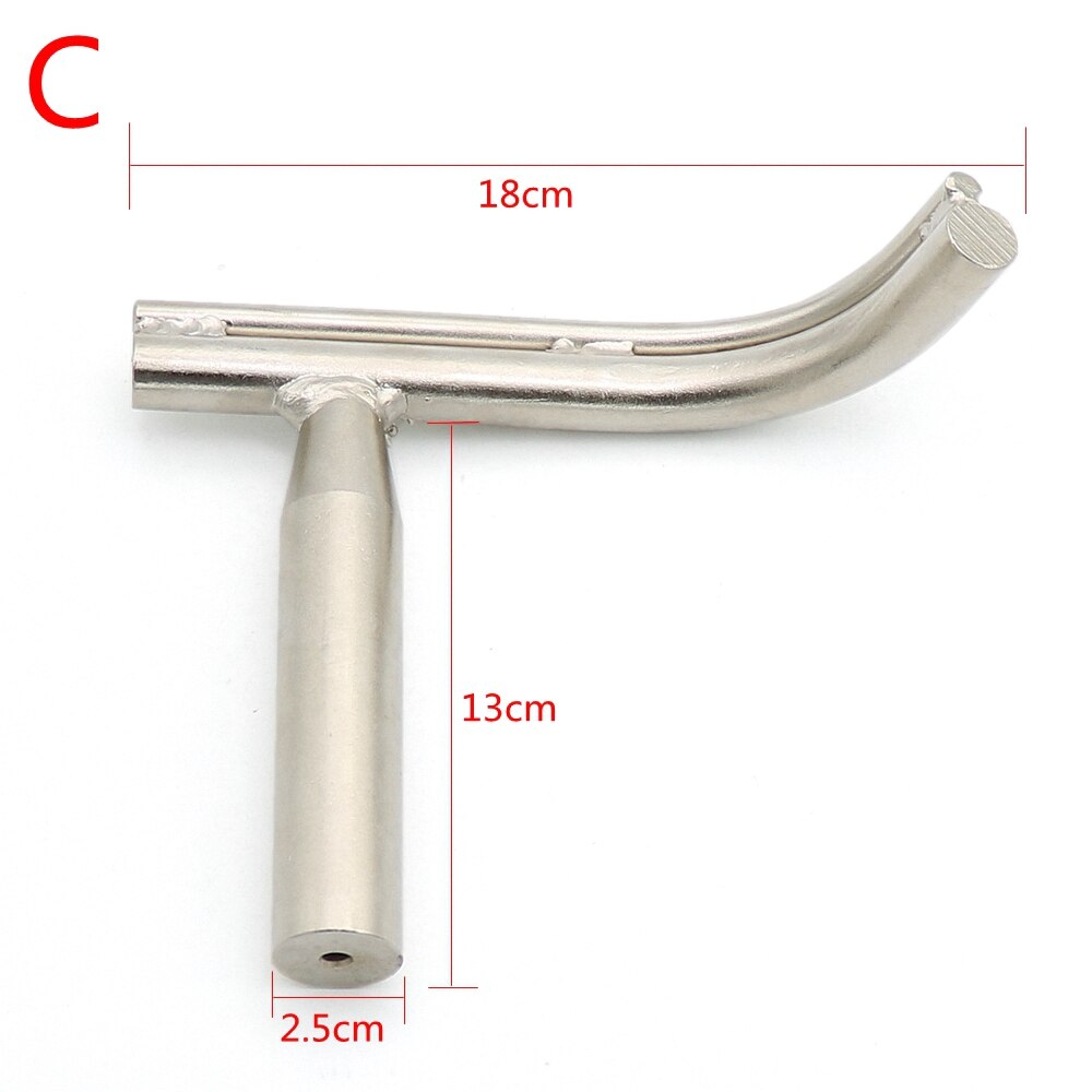 Soporte de herramientas para torno de madera, herramientas de torneado curvo, para carpintería, con forma especial: C