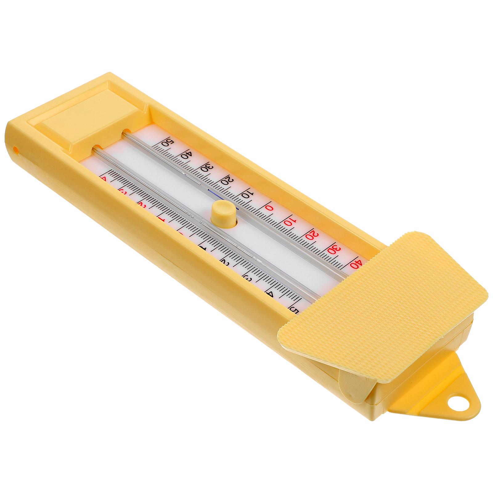 Thermometer Outdoor Indoor Max Min Celsius Fahrenheit Temperature Meter ABS Plastic Wall Hygrometer