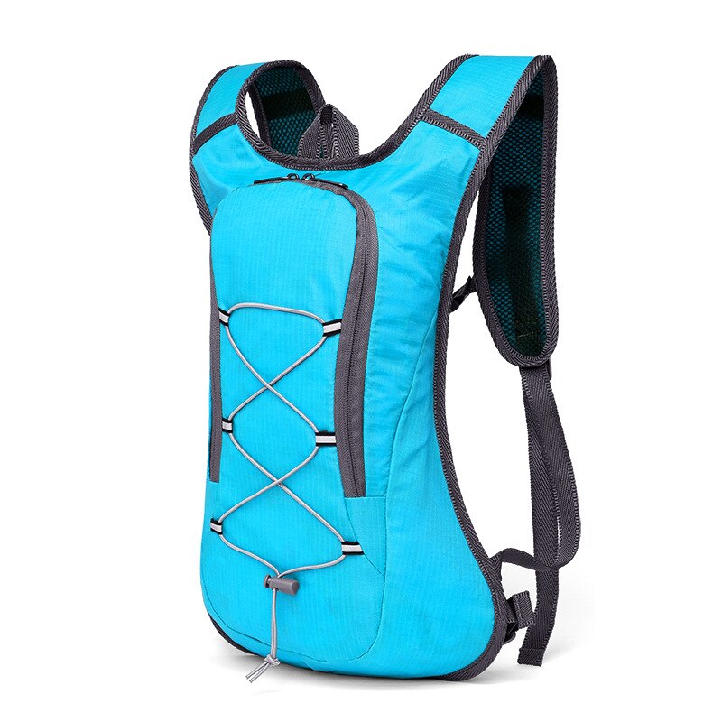 Outdoor Breathable Hydration Backpack,Ultralight Waterproof Climbing Camping Backpack,Unisex Bicycle Riding Rucksack: Blue