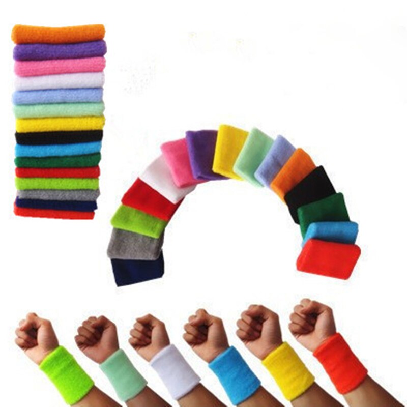 1pcs basketball sweat-absorbent towel wristband embroidered cotton adult wristband