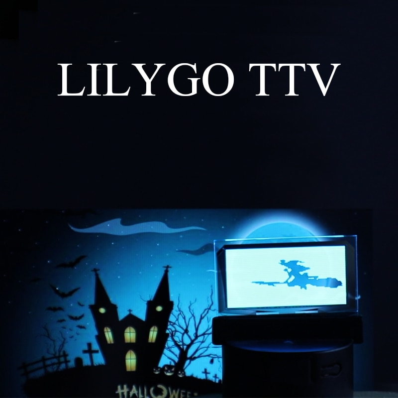 LILYGO-minitelevisor programable con control remoto, dispositivo para programación de Arduino micropython, con pantalla OLED transparente y control remoto