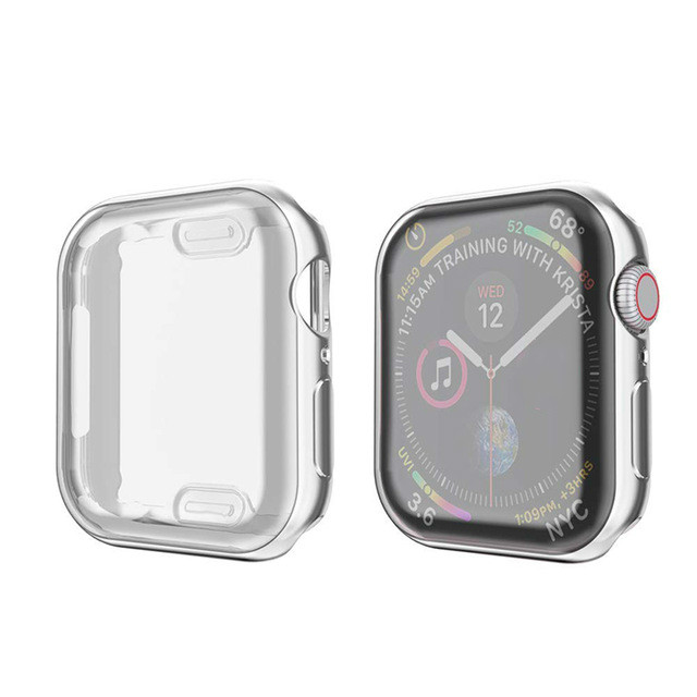 Cover voor Apple Watch Ultra 9 8 7 6 SE 5 4 Screenprotector voor iWatch-serie 38 mm 40 mm 41 mm 42 mm 44 mm 45 mm 49 mm Soft Clear Case