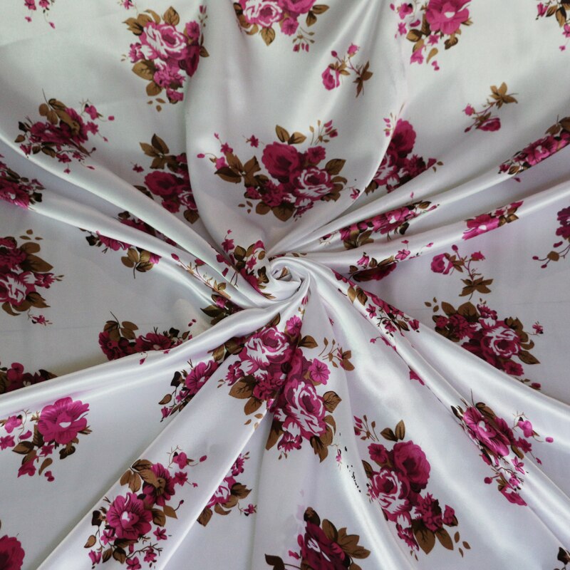Katoenen stof, 100 * 150CM Corduroy Stof Kleine Bloem Polyester Print