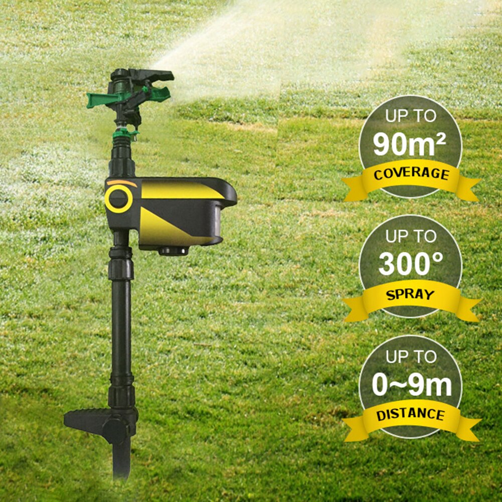 Verkoop Zonne-energie Motion Activated Dier Muis Repellent Tuin Gazon Sprinkler Multi-Functionele Waternevel Sprinkler