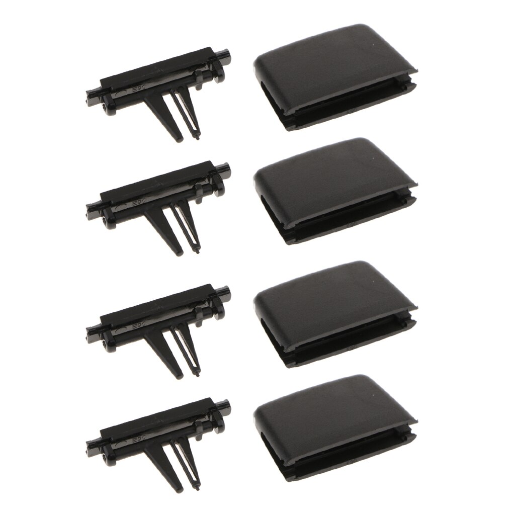 4 Pack Black Car Front A/C Air Conditioning Outlet Tab Clip for BMW 3 Series Brand