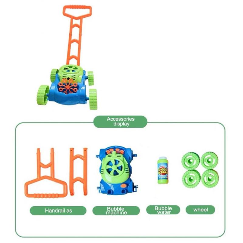 Kreative Blase Maschine Hause Garten Interaktive Hand Schieben Maschine Automatische Outdoor Baby Auto Gebläse Blase Maker Zu R9K2