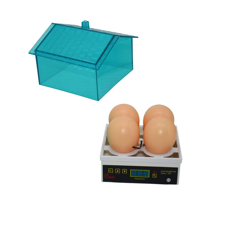 1 Juego de 4 Incubadoras de huevos, Control automático de temperatura, incubadora pequeña, incubadora de huevos, pollos, patos, aves, palomas, aves de corral, suministros