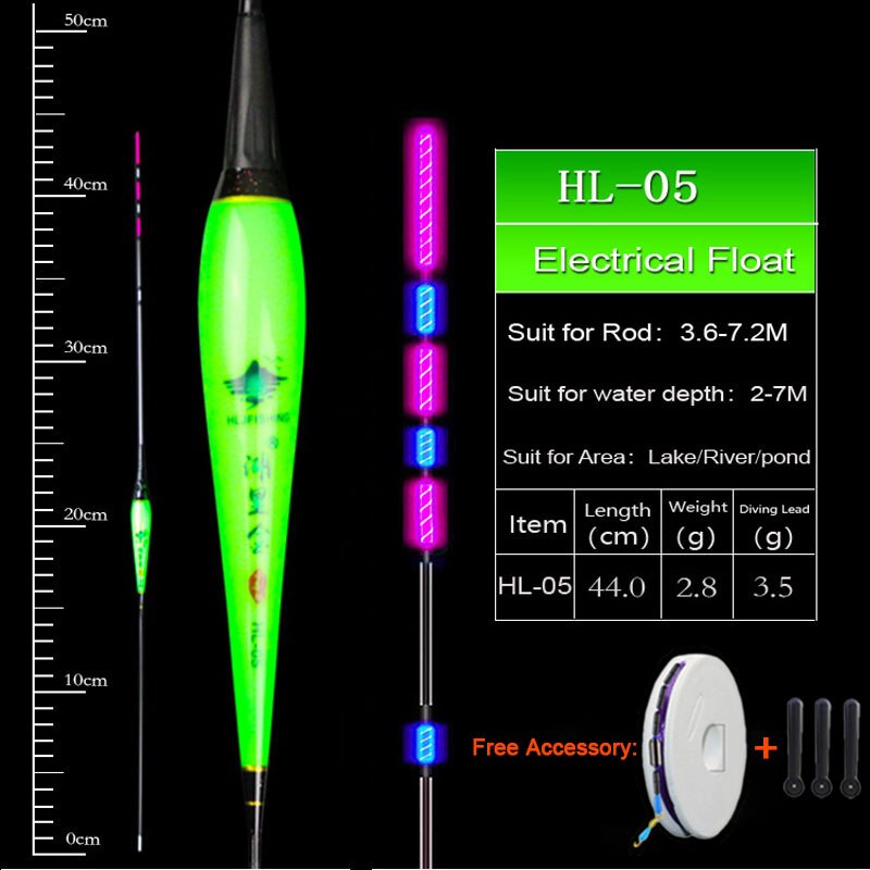 WLPFISHING Fishing Floats Electric Floaters Cool L... – Grandado