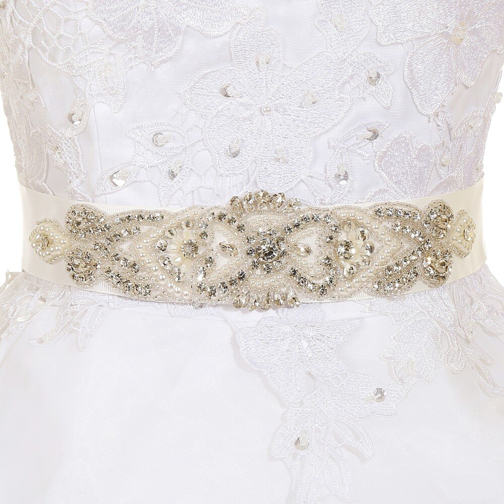 Cinturon De Da Sposa Fatti A Mano di Perline Cristalli Cintura con Pietre Da Sposa Accessori Abito Da Sposa Strass Da Sposa fascia Bruids Riem