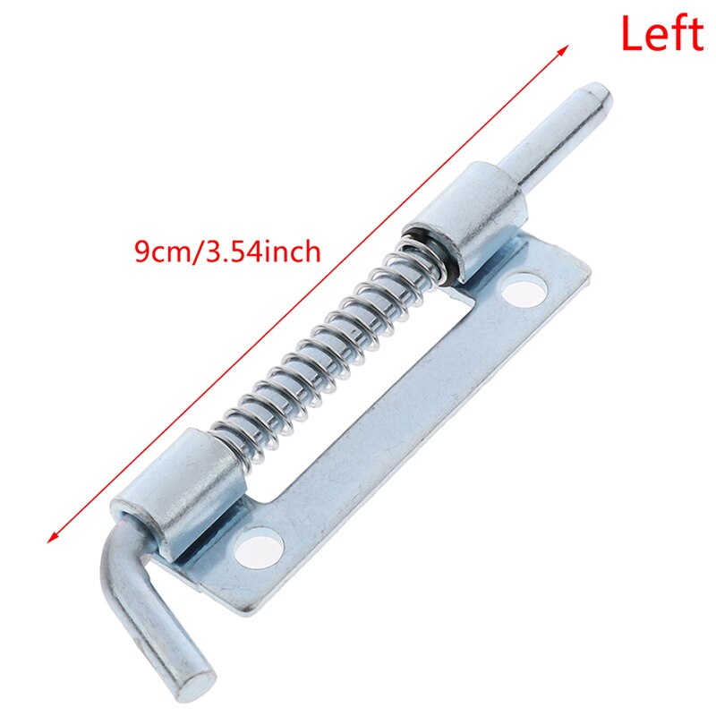 1Pc Metal Silver Kleur Lock Barrel Bolt Veerslot 3.54 "Lange Grip Zware Veiligheid Deur Klink sliding Lock: L