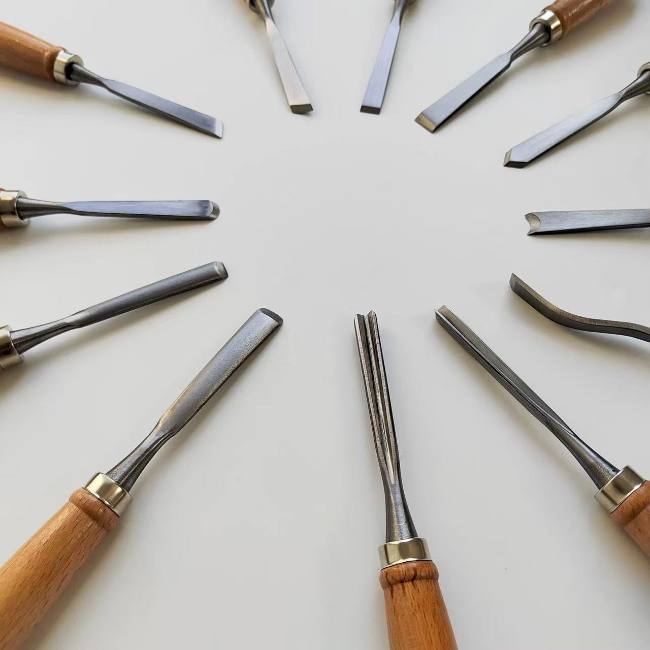 Herramientas de tallado de madera, cinceles de mano, cinceles de mano, juego de cinceles de mano para tallado de madera, herramientas de gubias de torno profesionales para carpintería