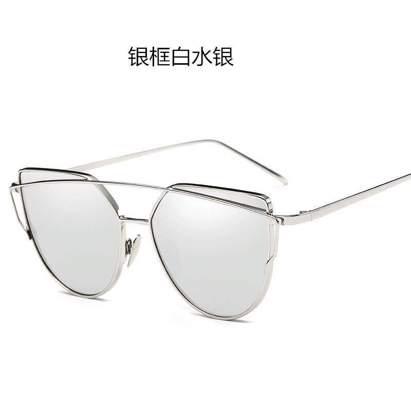 Metal Cat-Eye Sunglasses, Ladies Colorful Sunglasses