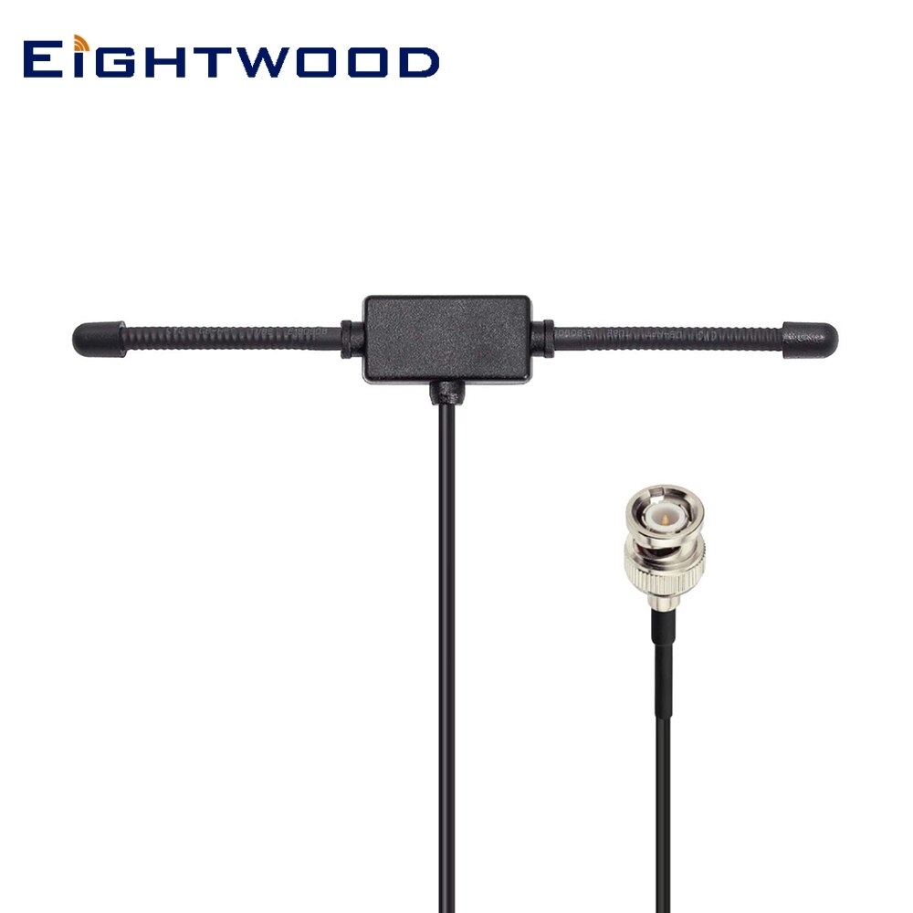 Eightwood scanner antenne til uniden motorola cb skinke radio adapter bnc stik han glasmonteret forrude 4 "mobil fuldbånd