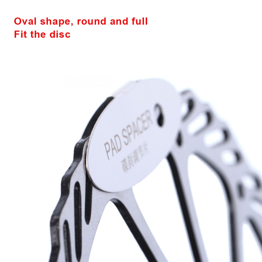 1/2/4/6Pcs Mtb Disc Remblokken Rvs Aanpassen Tool Schijfrem Spacer Pads rotor Uitlijning Gereedschappen Fiets Accessoires