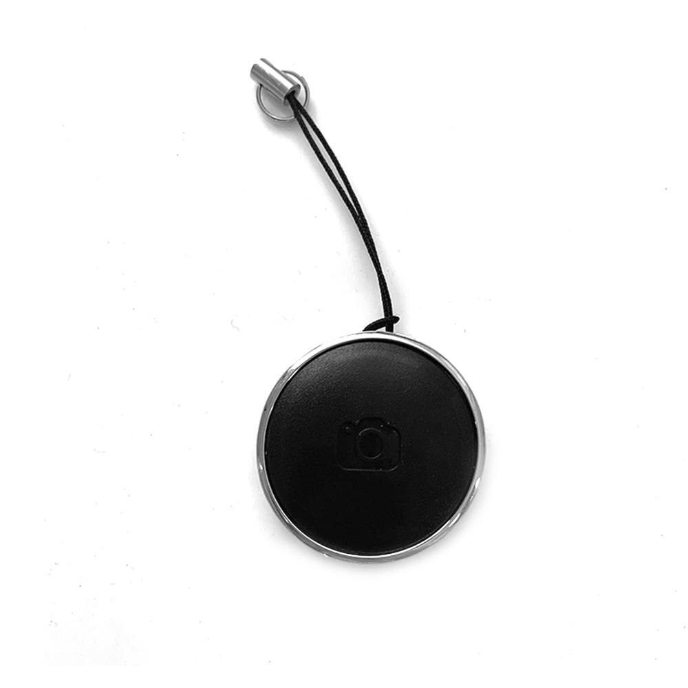 Mały uroczy migawka Bluetooth zwolnić przycisk zdalnego sterowania z wyłącznikiem czasowym kamera trzymać telefonu Selfie dla IOS/android: czarny