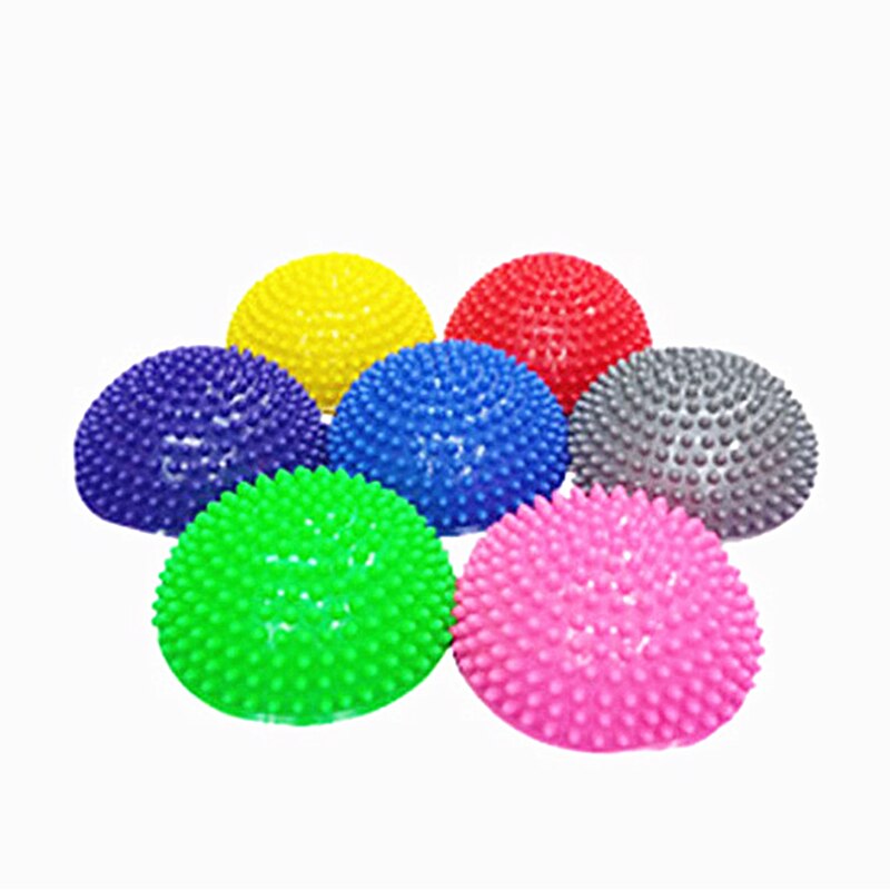 Los niños hemisferio piedras punta masaje Fitball bola Balance media pelota para Yoga de integración sensorial bola juegos deportes Juguetes