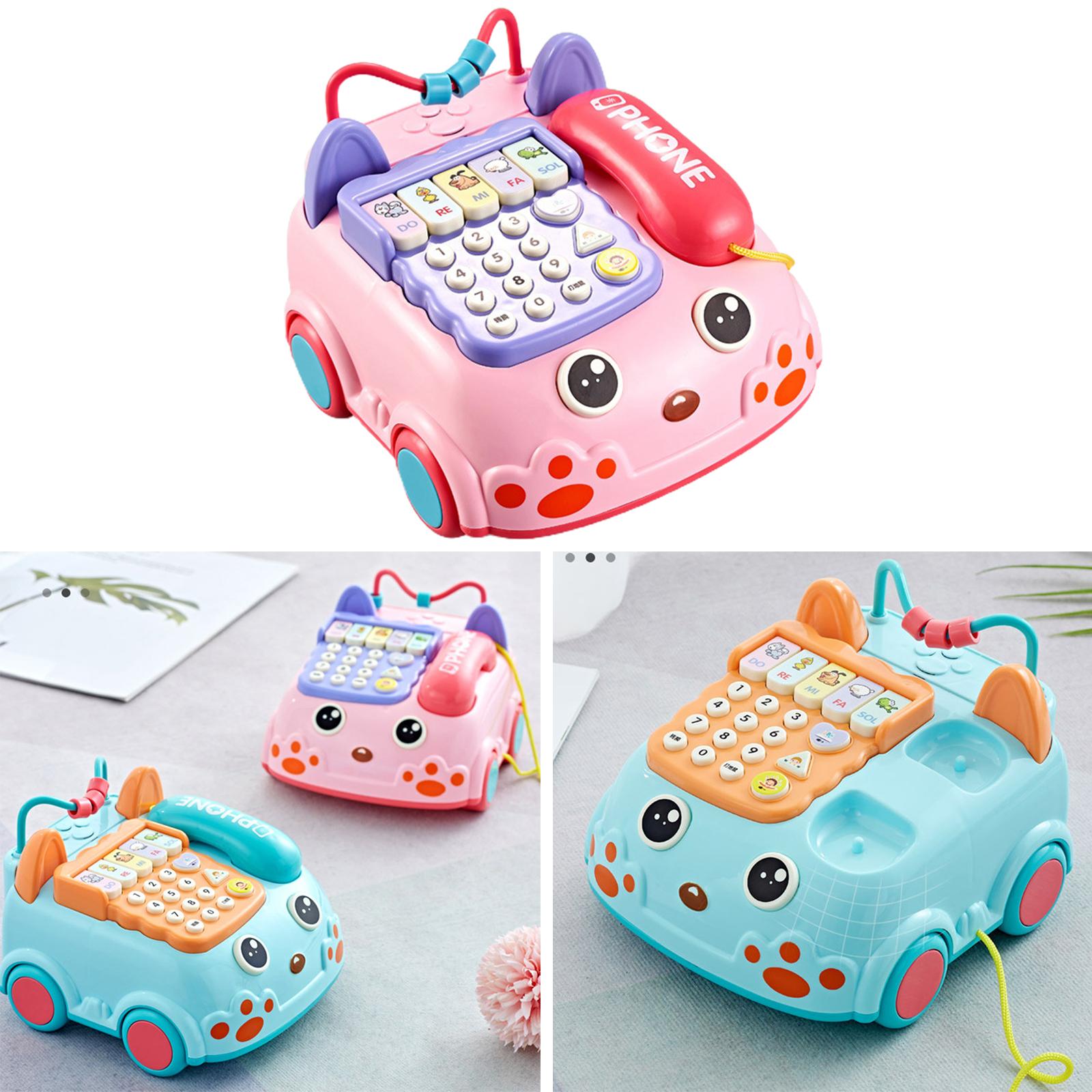Phone Toy Early Education Pretend to Call A Phone Call Development of Educational Trail Function