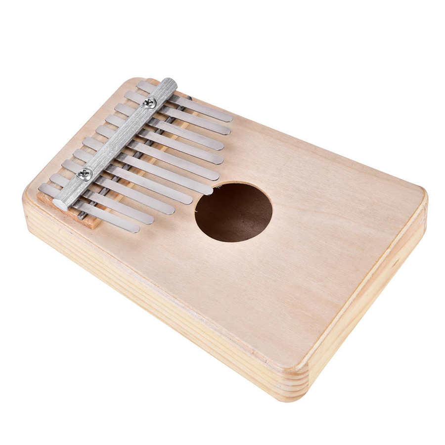 Kalimba en bois 10 clé doigt pouce Piano Mbira pouce Percussion clavier Piano